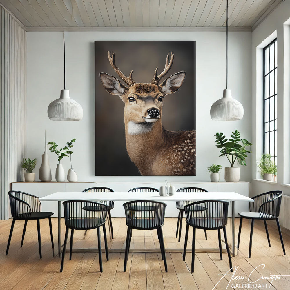 Peinture de cerf
