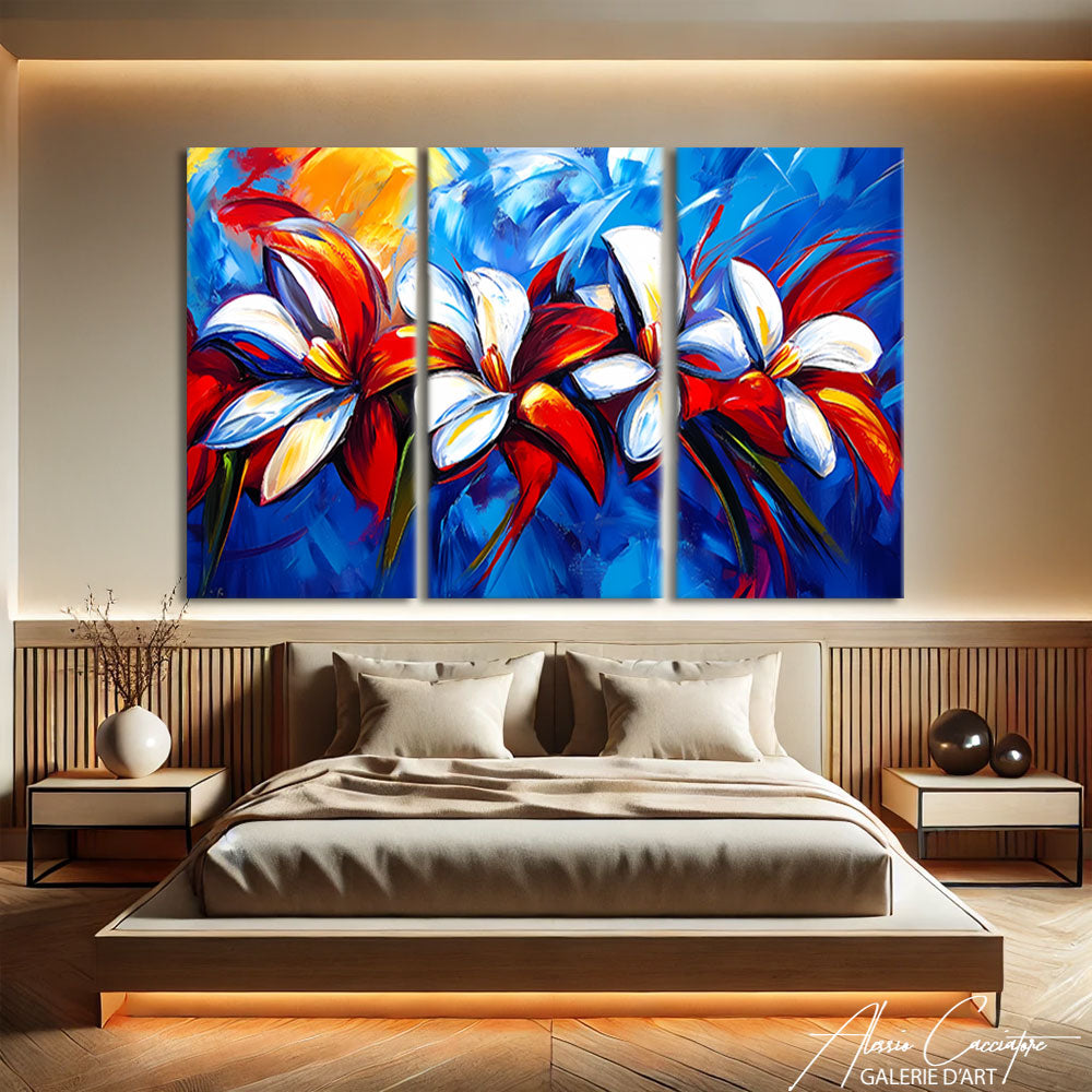 TABLEAU 3 PARTIES FLEURS