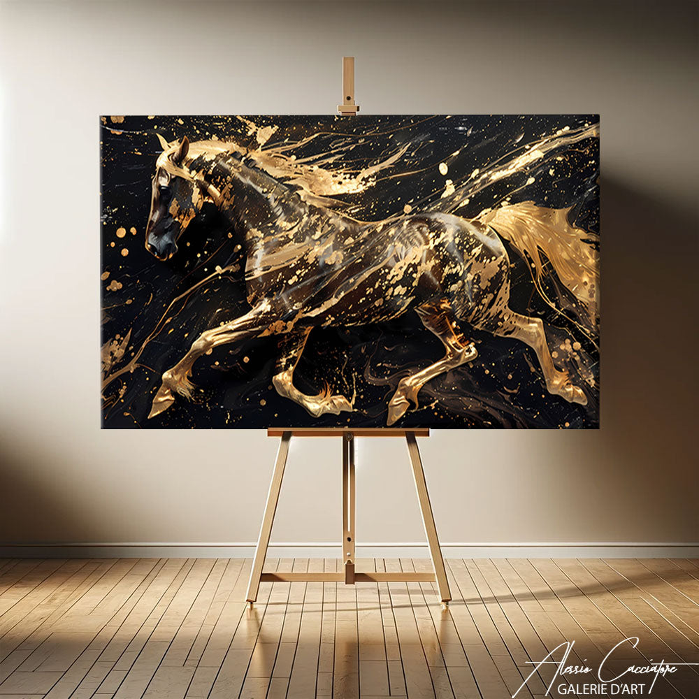 peinture tableau cheval