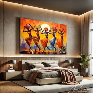 tableau peinture africaine