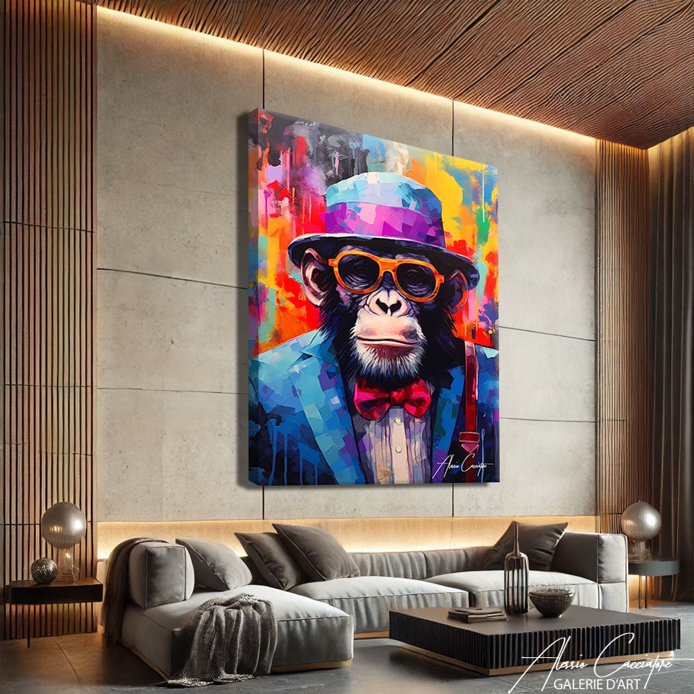 TABLEAU SINGE MODERNE
