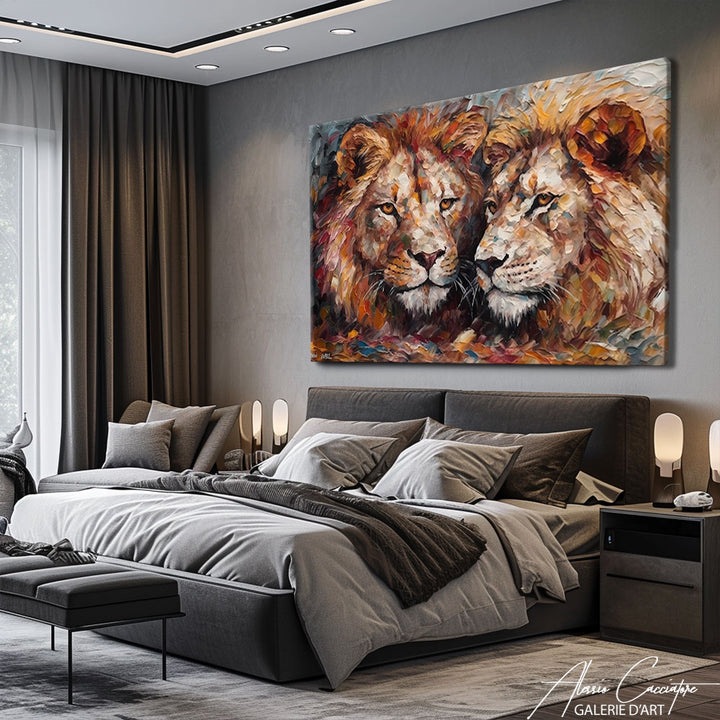 TABLEAU MODERNE LION