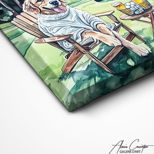 Art Mural Sur Le Golf