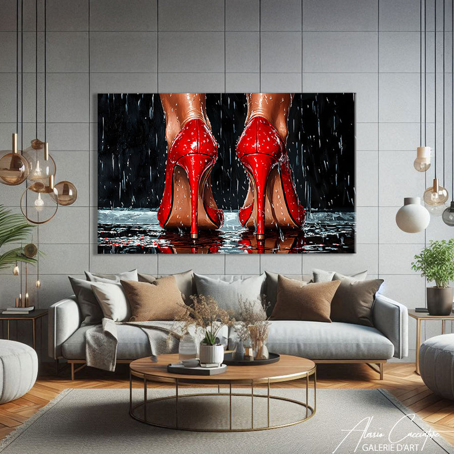 Tableau Salon Chic – mise en situation