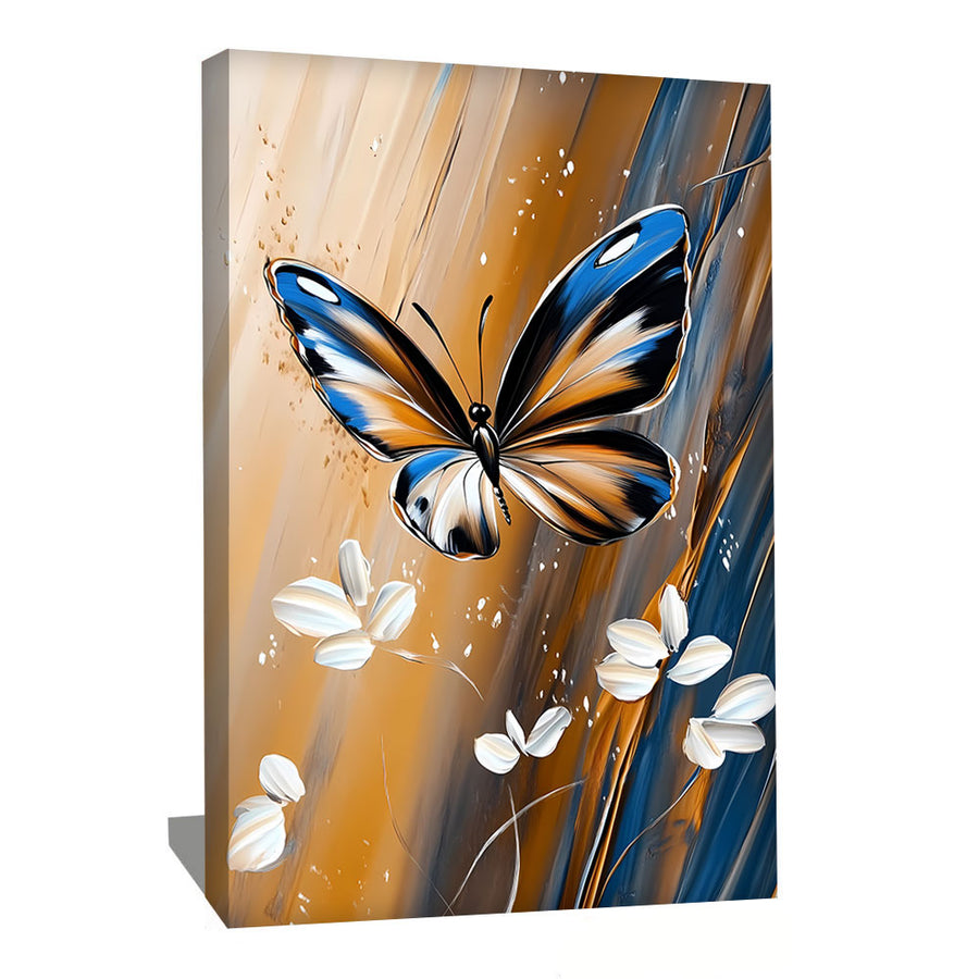 Tableau Papillon Doré