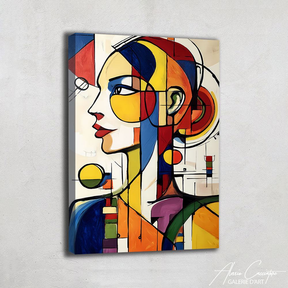 Tableau Abstrait Forme Géométrique