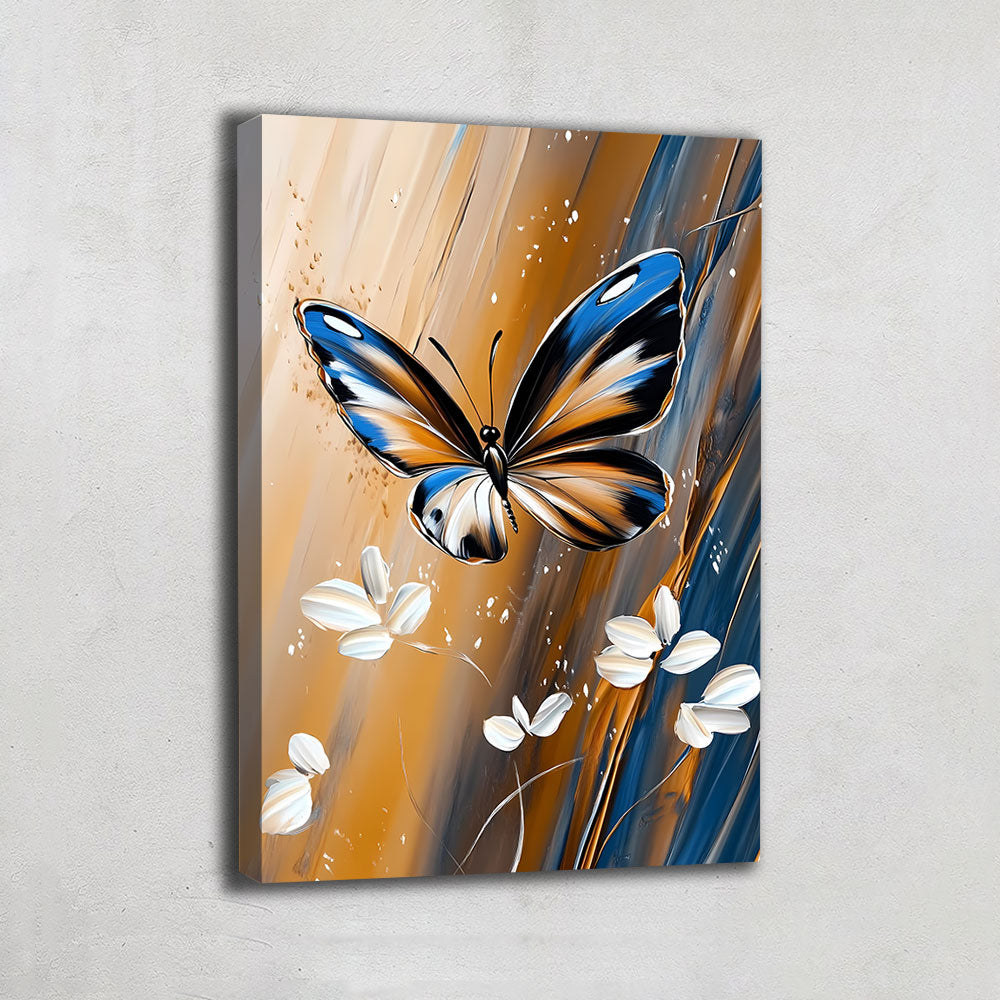 Tableau Papillon Doré