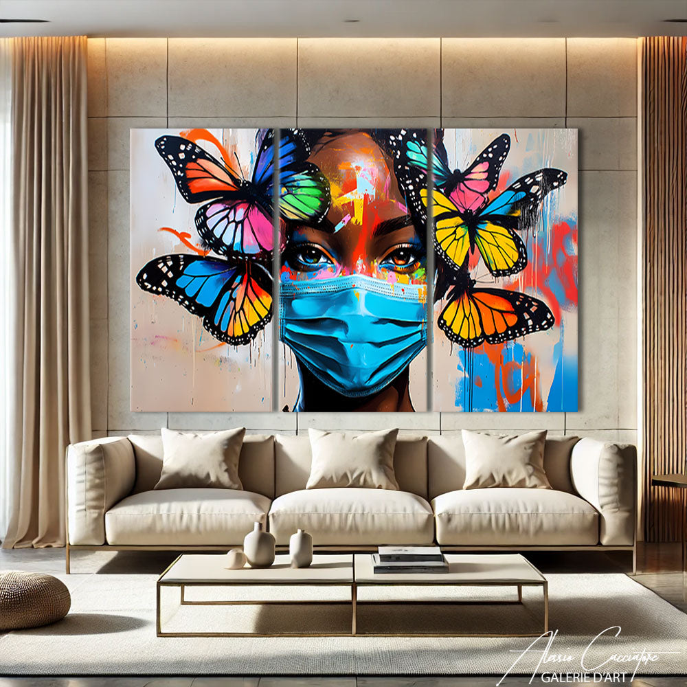 TABLEAU TRIPTYQUE HORIZONTAL