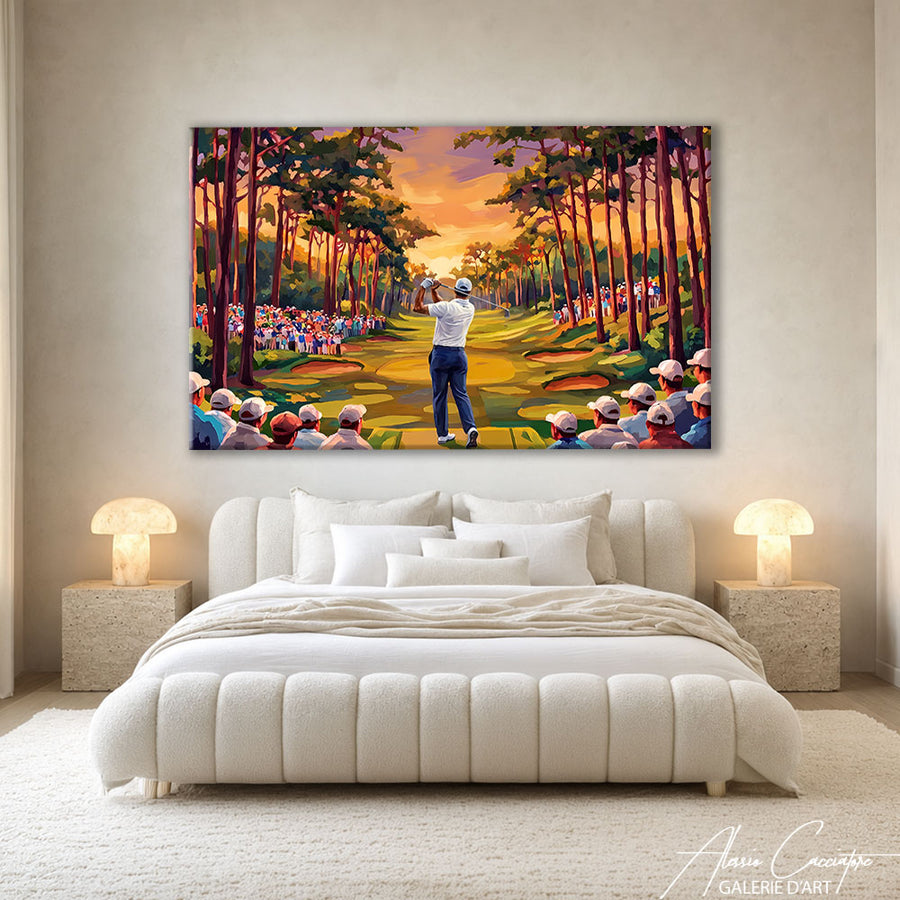 Toile De Golfeur – mise en situation