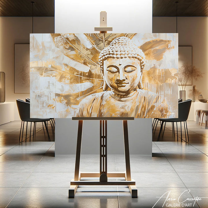 tableau bouddha peinture