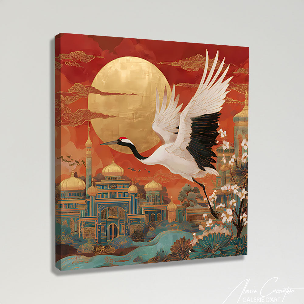 Tableau Carre Rouge Jaune Bleu