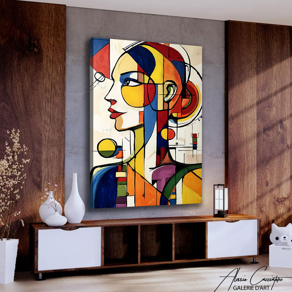 Tableau Géométrique Moderne