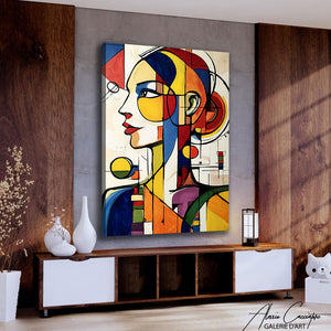 Tableau Géométrique Moderne