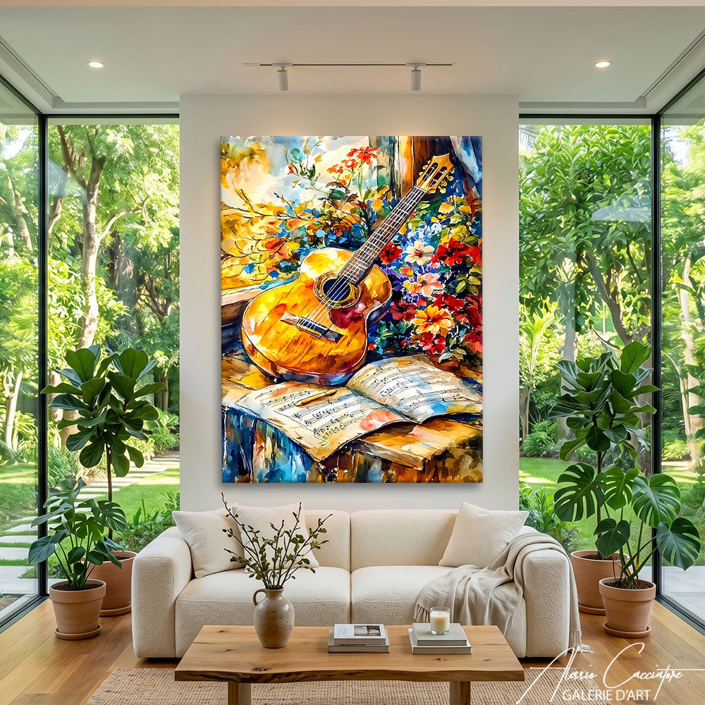Peinture Guitare