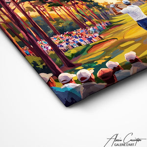 Art Mural De Golfeur