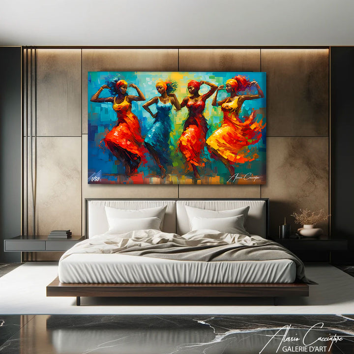 Peinture Danse Africaine | Alessio Cacciatore