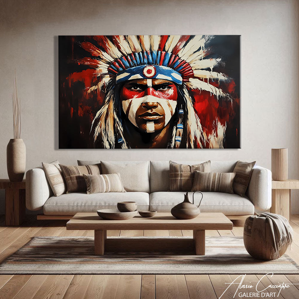 Tableau Indien Coloré