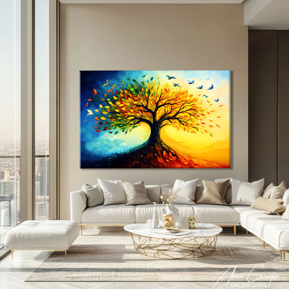 tableau arbre moderne sur toile
