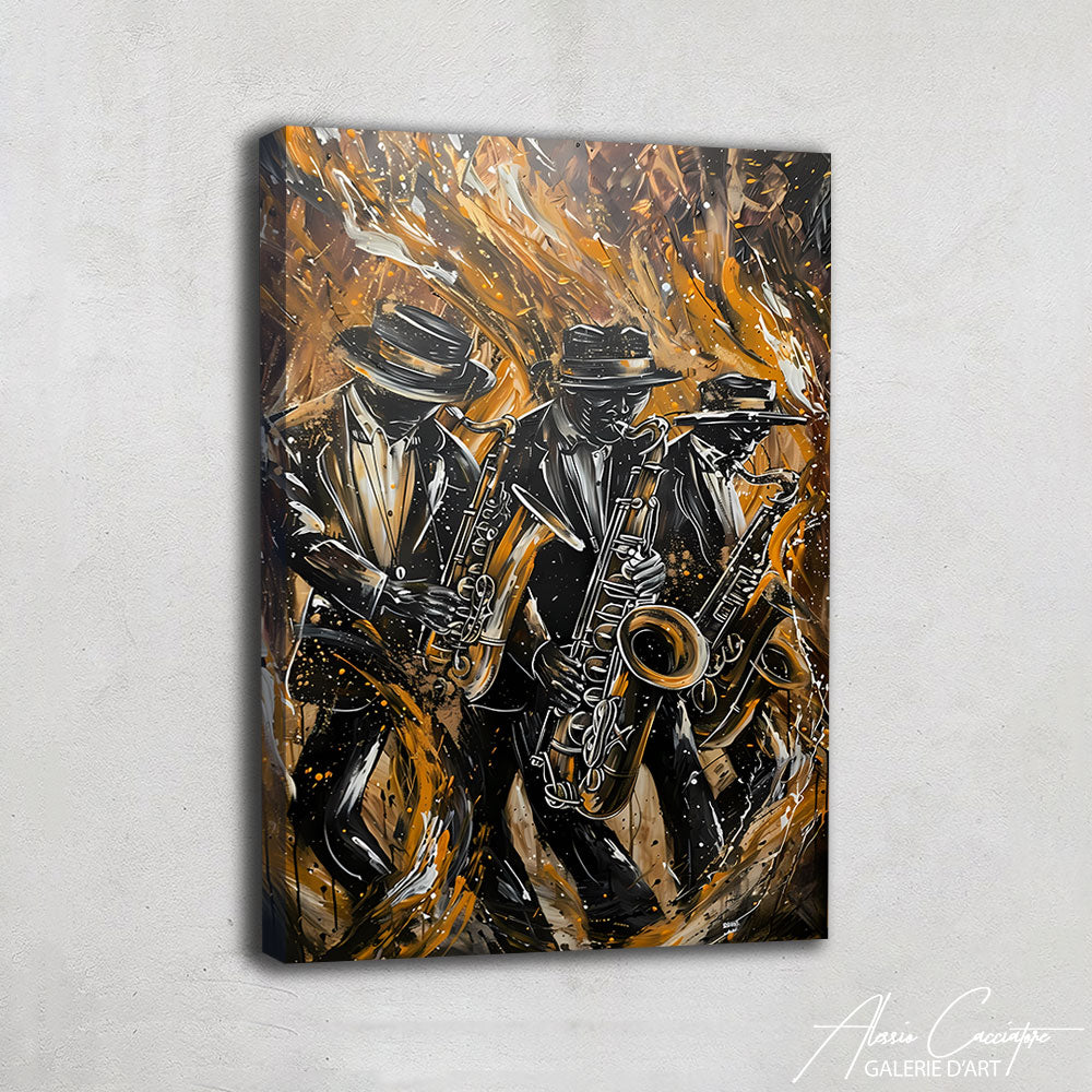 Tableau Musiciens Jazz