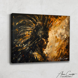 tableau coiffe indienne