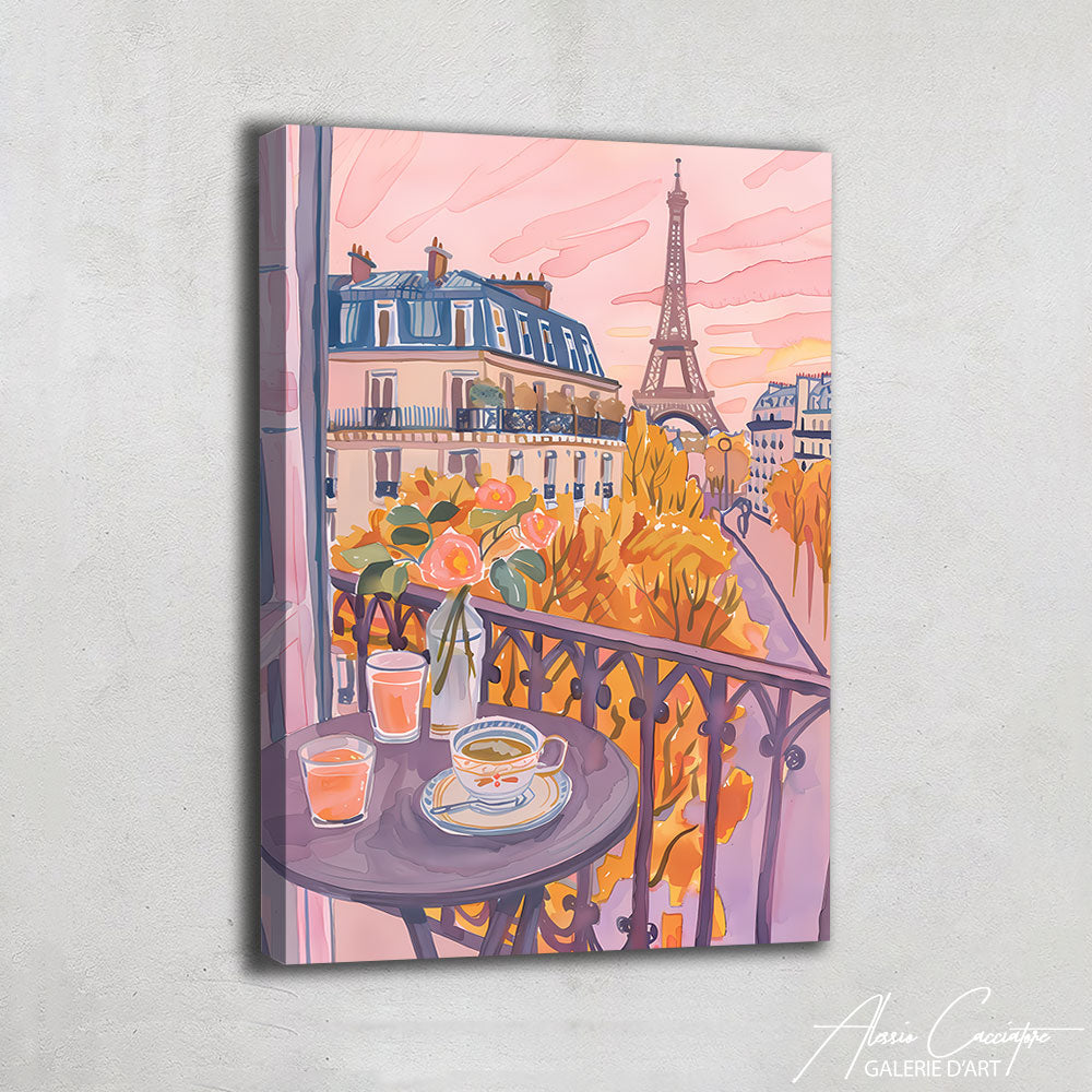 Tableau Paris Rose