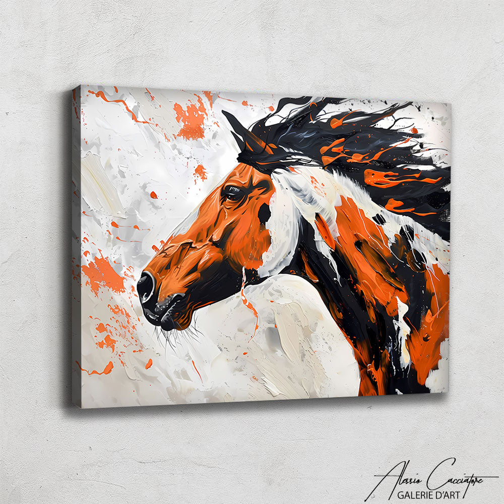 peinture tableau cheval