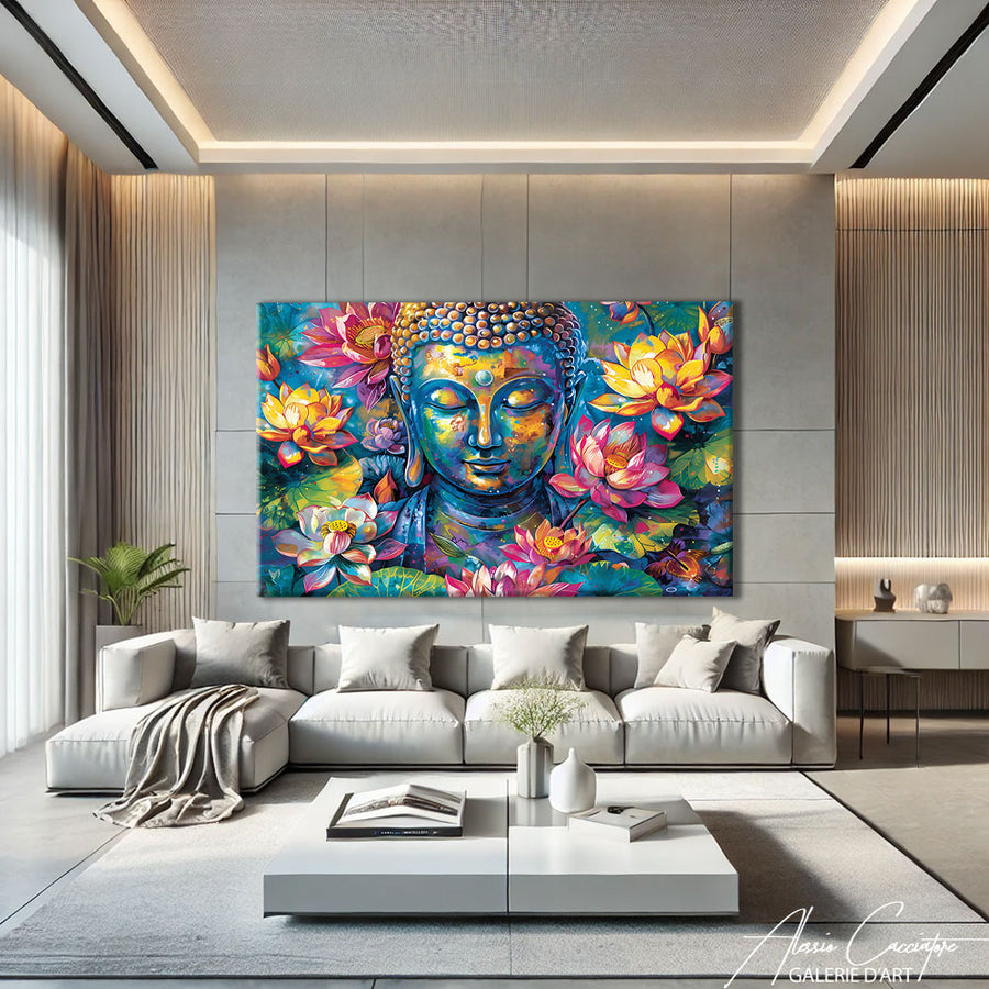 Peinture Tableau Zen
 – mise en situation