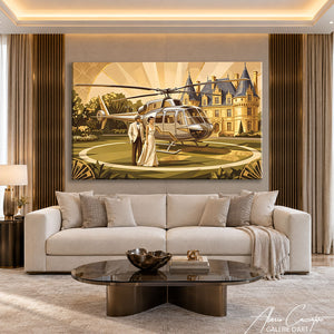 Peinture Helicoptere Contemporain