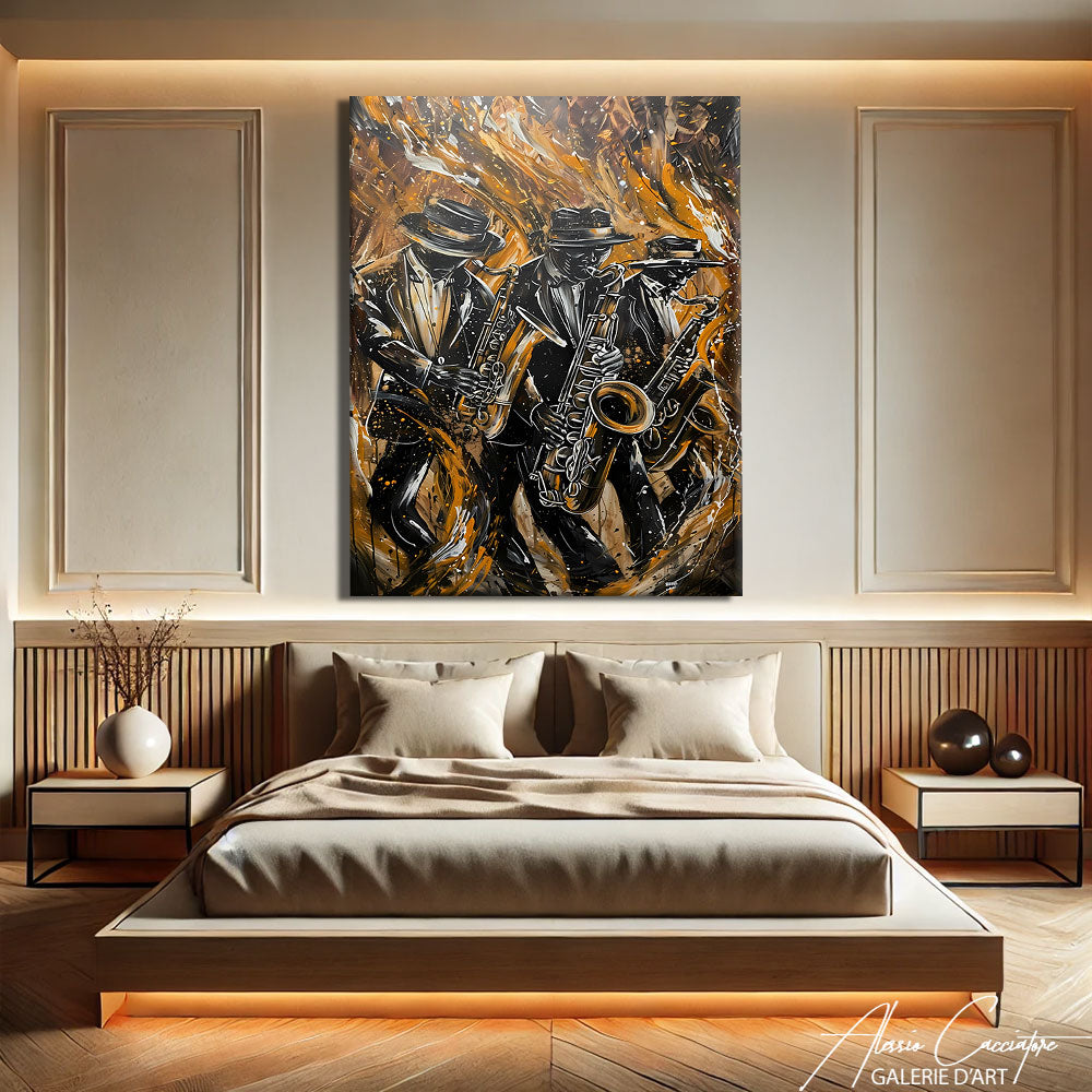 Tableau Contemporain Chambre
