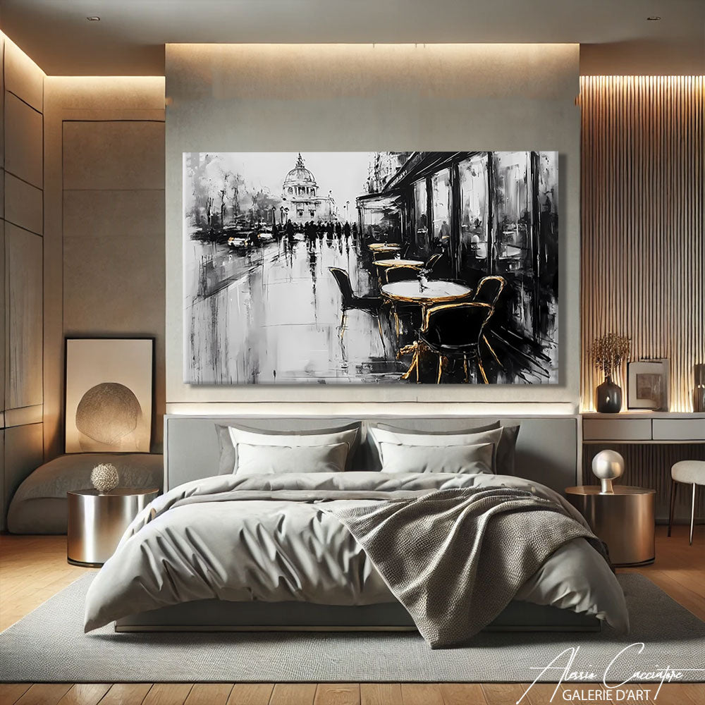 TABLEAU VILLE VINTAGE