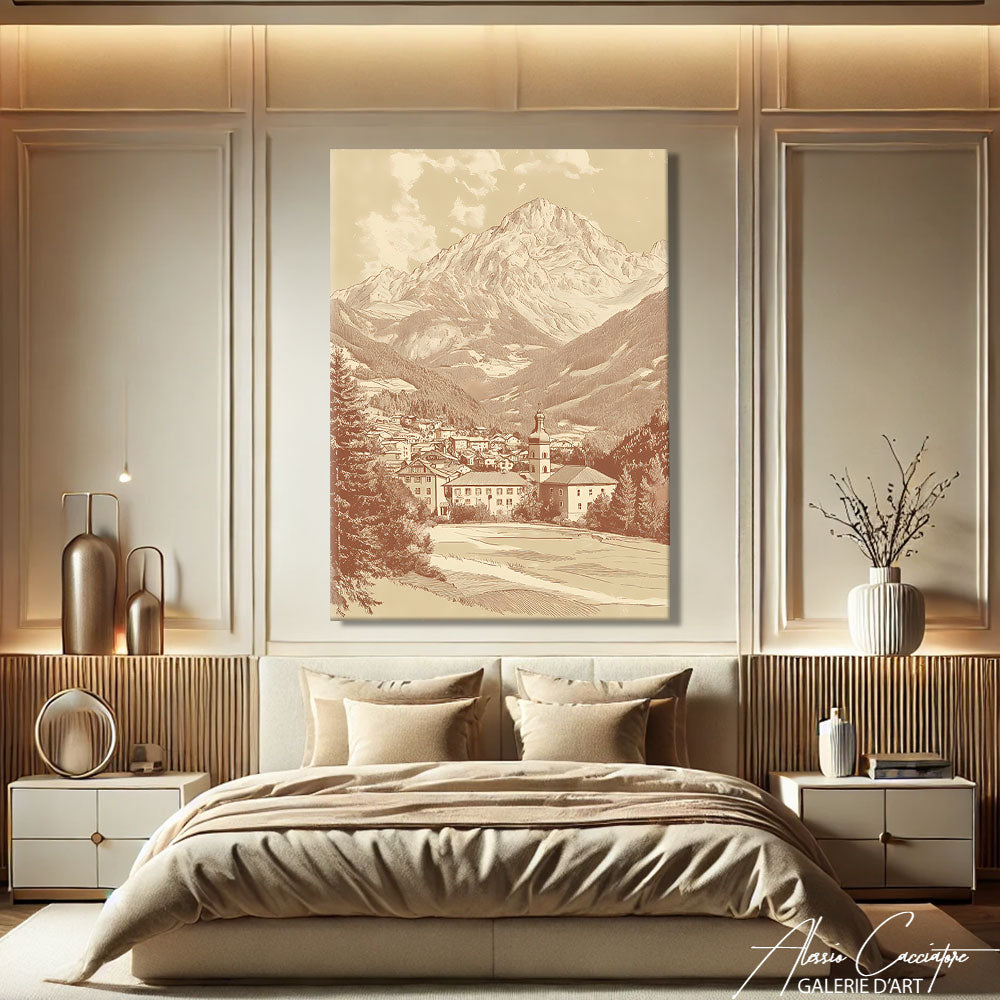 Tableau montagne Haute-Savoie
