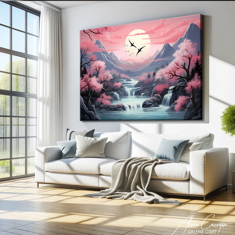 tableau decoration japonais