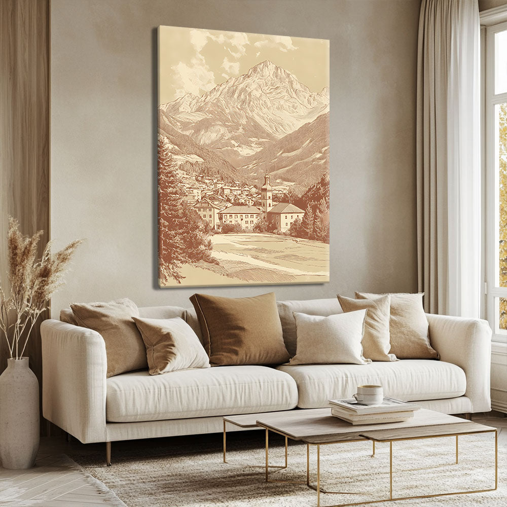 Tableau montagne Moderne