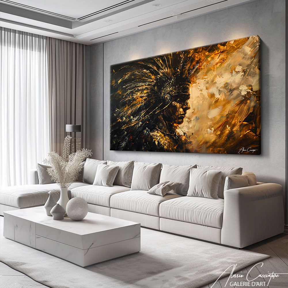 peinture indien d'amérique