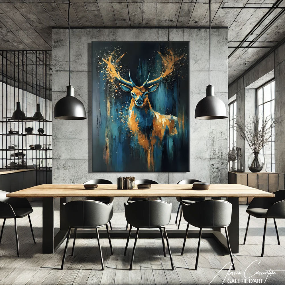 Tableau Cerf Moderne