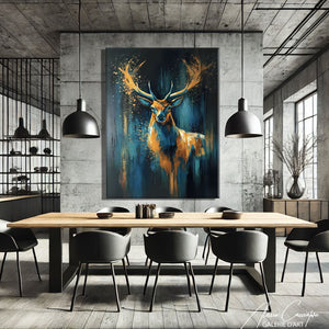 Tableau Cerf Moderne