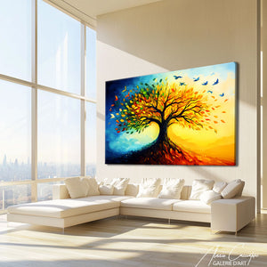arbre de vie peinture acrylique
