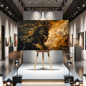 peinture murale indien