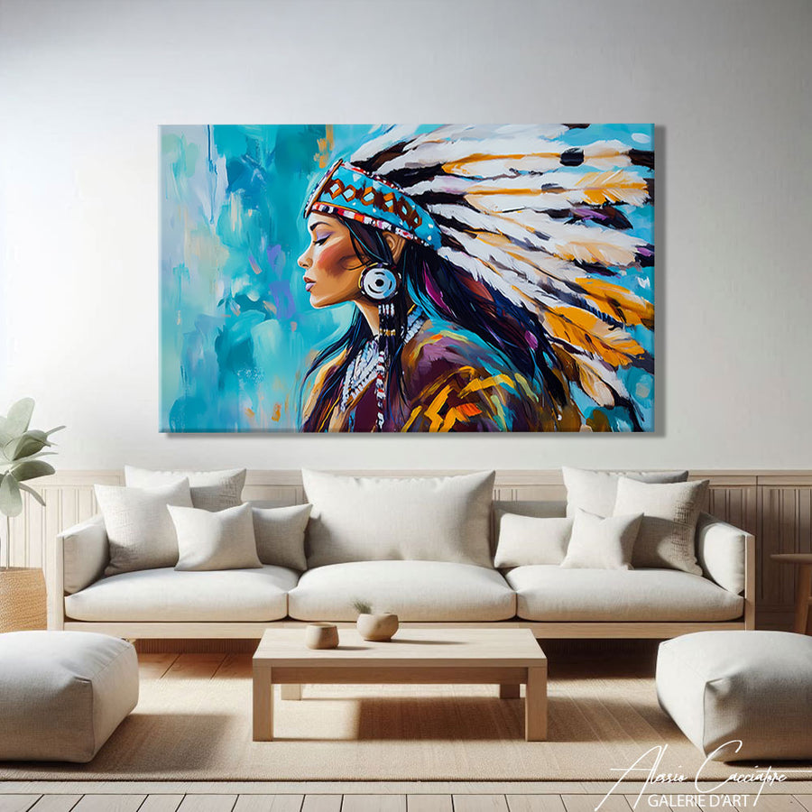 Tableau Indienne – mise en situation