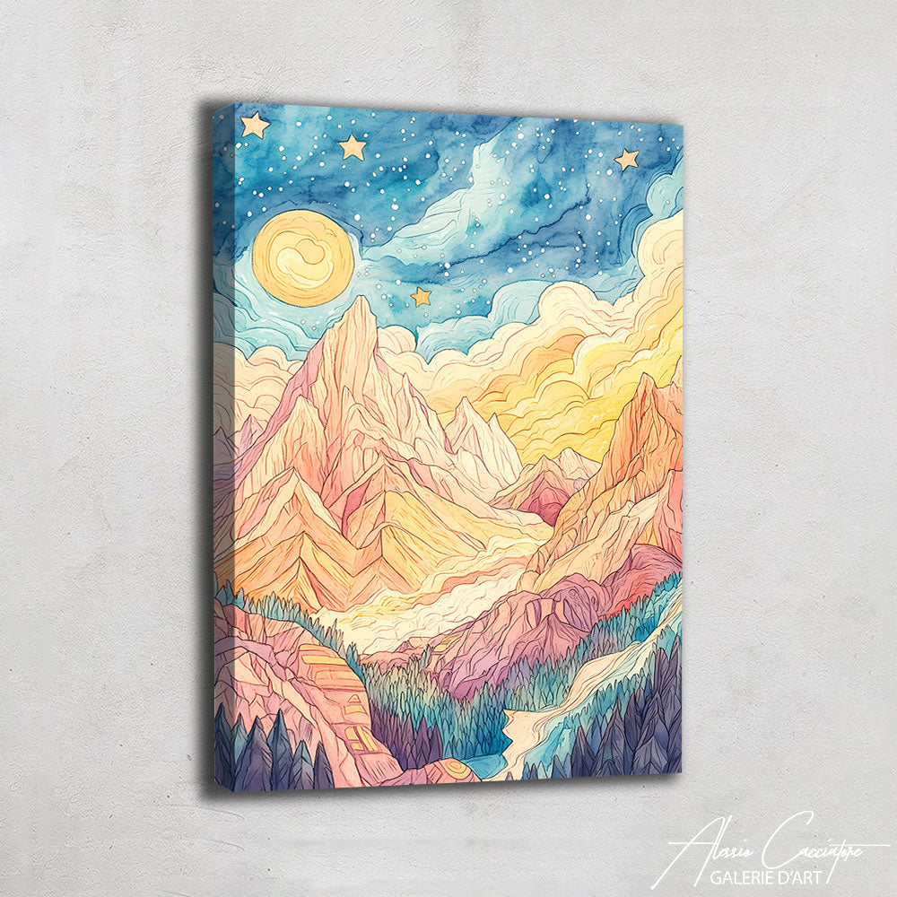 Toile Montagne