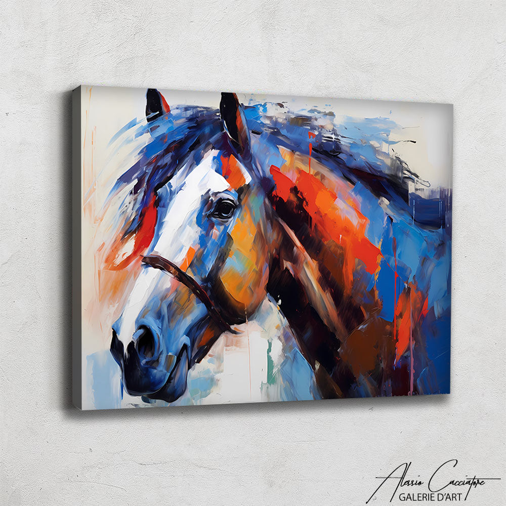 Tableau Peinture Cheval
