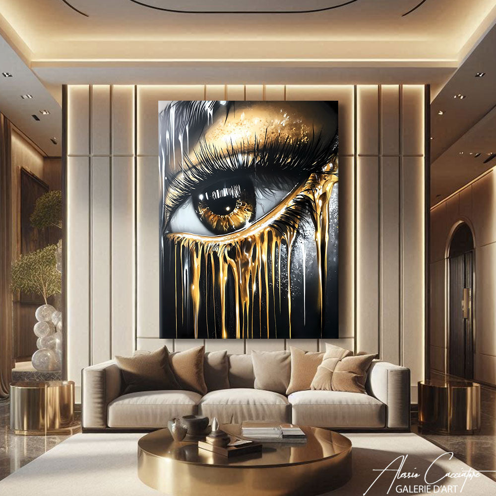 Tableau Oeil Qui Pleure