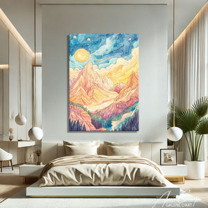 Tableau montagne Haute-Savoie
