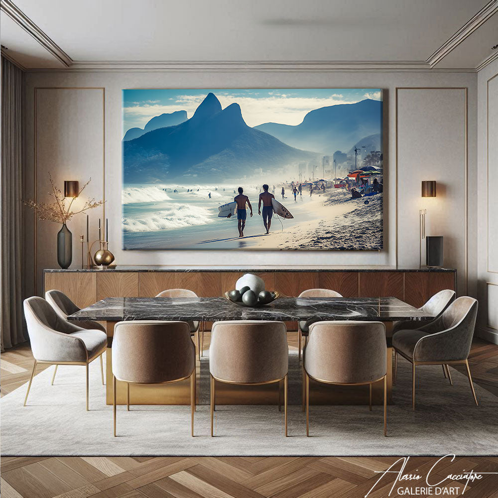 Tbaleau Plage Moderne