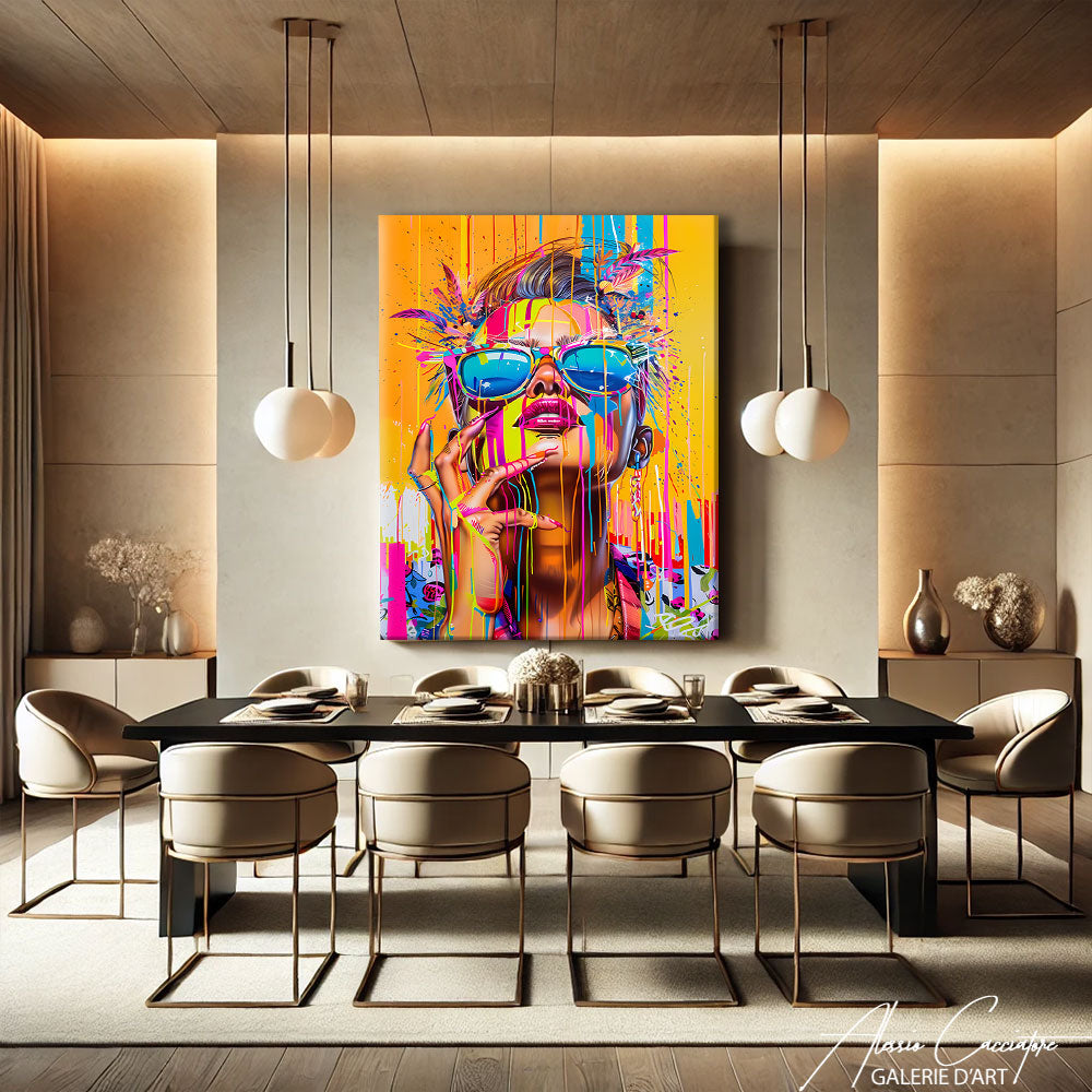 Tableau Contemporain Chambre
