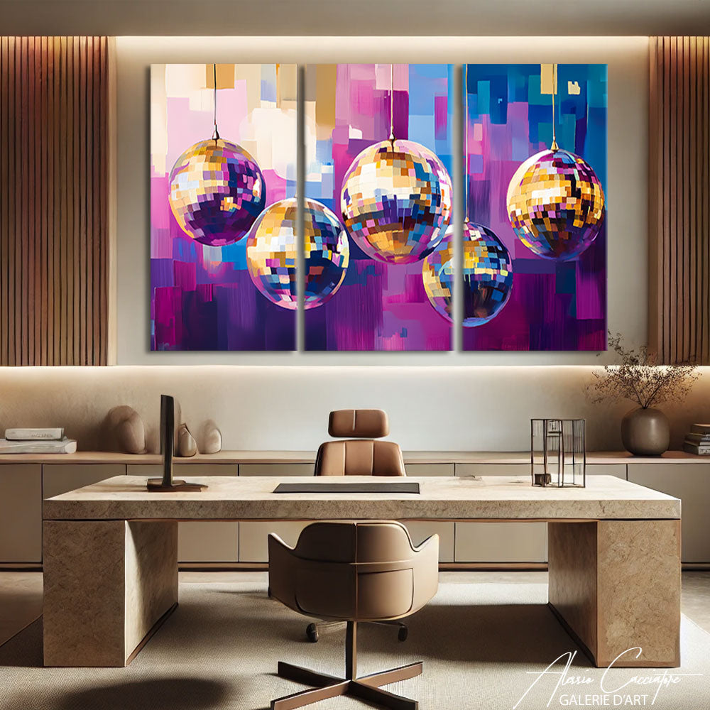 Tableau Triptyque Moderne