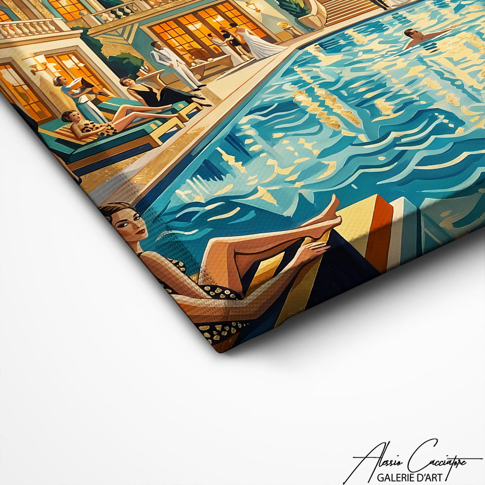 Art Mural Art Deco Chambre Adulte