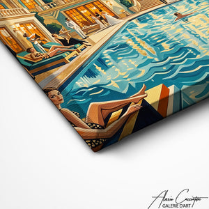 Art Mural Art Deco Chambre Adulte