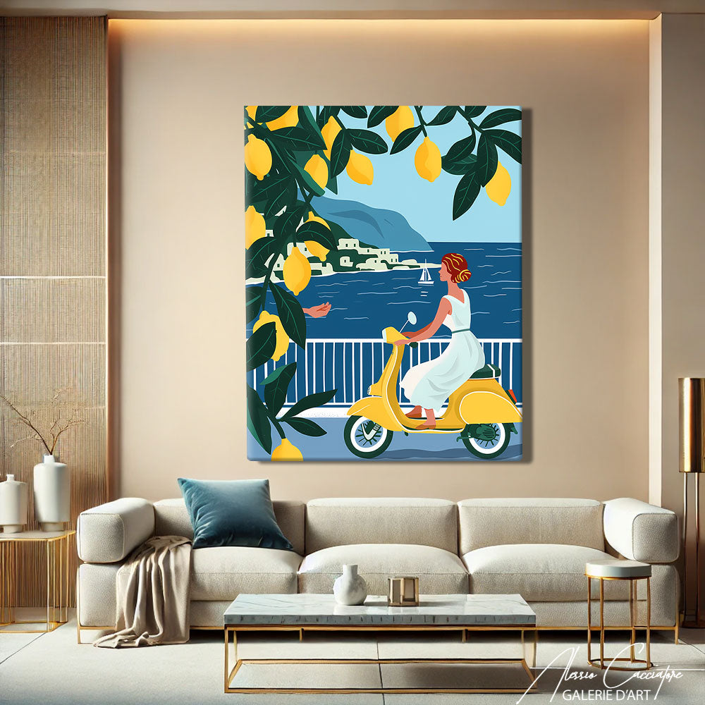 Tableau Contemporain Abstrait Design
