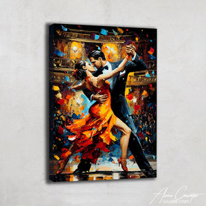 Tableau Danseur Tango Argentin